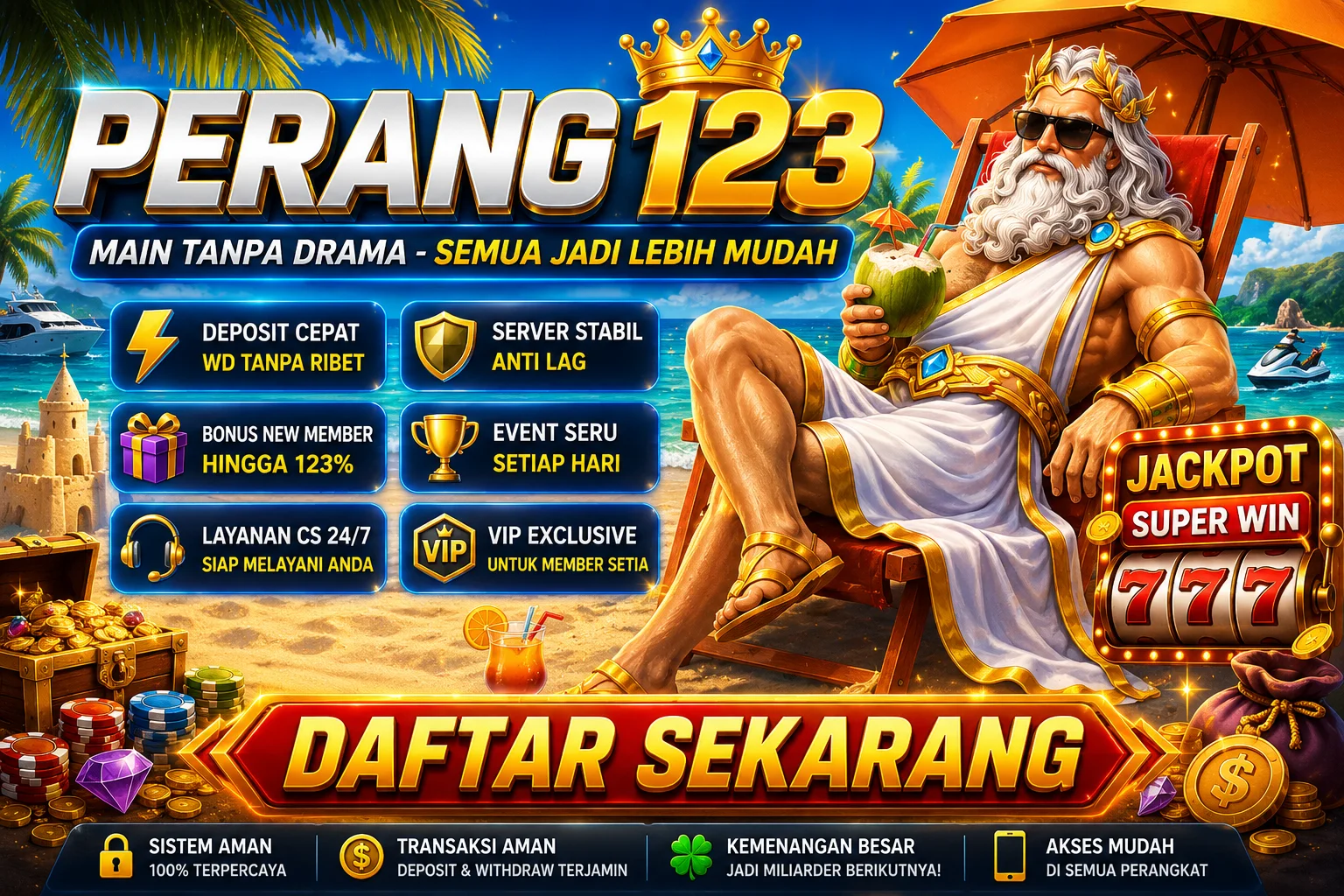 Galeri foto Perang123 – Tantangan Seru Menanti Di Setiap Level Permainan Online di Jakarta